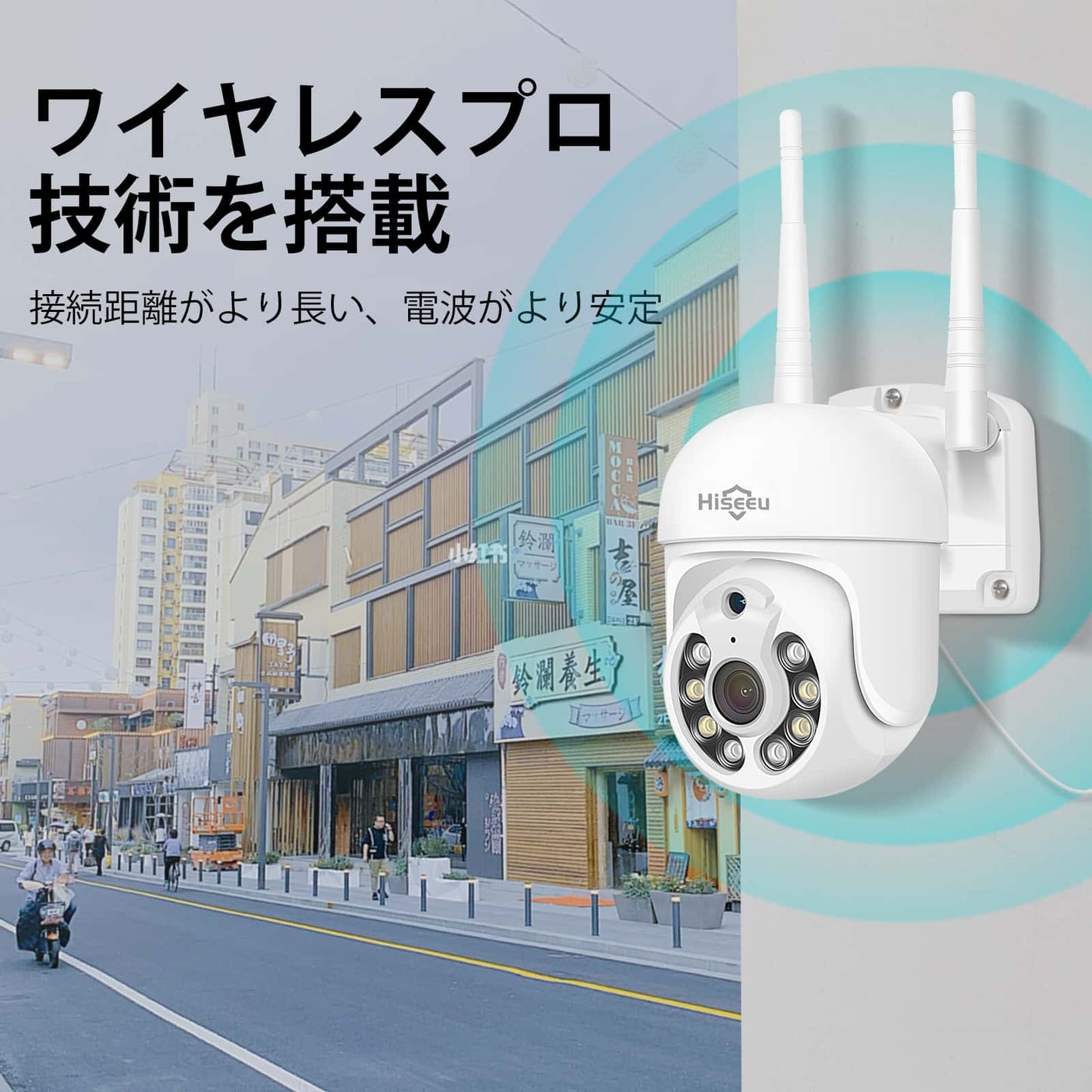 【500万画素・双方向の音声・360° 追尾機能搭載 】防犯カメラ ワイヤレスHiseeu 一体型NVR 1920P 500万画素 4台セット 1TBHDD内蔵 10チャンネルまで増設可 遠隔監視 双方向音声 防水等級ip66 AI動体検知 屋内/屋外 セキュリティ (カメラ4台+一体型NVR 1TBHDD内蔵)