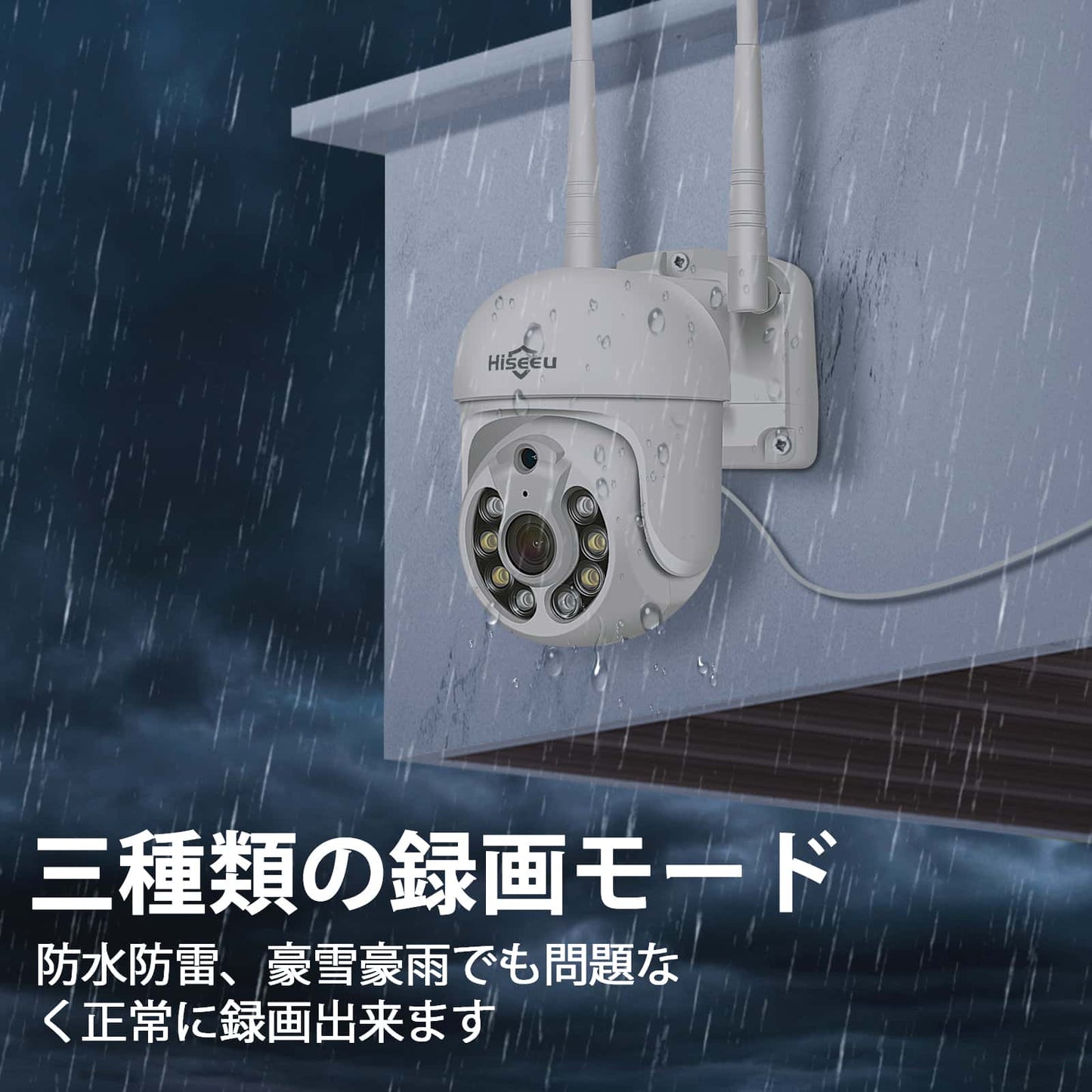 【500万画素・双方向の音声・360° 追尾機能搭載 】防犯カメラ ワイヤレスHiseeu 一体型NVR 1920P 500万画素 4台セット 1TBHDD内蔵 10チャンネルまで増設可 遠隔監視 双方向音声 防水等級ip66 AI動体検知 屋内/屋外 セキュリティ (カメラ4台+一体型NVR 1TBHDD内蔵)