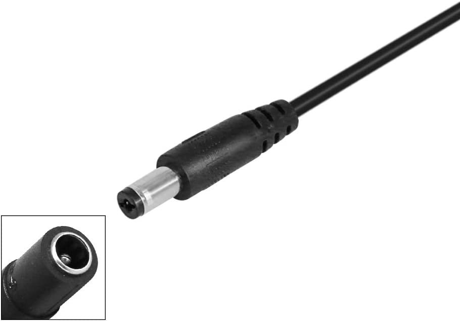 【Hiseeu】1メートルACアダプター 防犯カメラ用電源 PSE取得 12V3A 通用 スイッチング方式 稳定性電源 プラグ 外径5.5mm 内径2.1mm 1mケープル (12V3A)