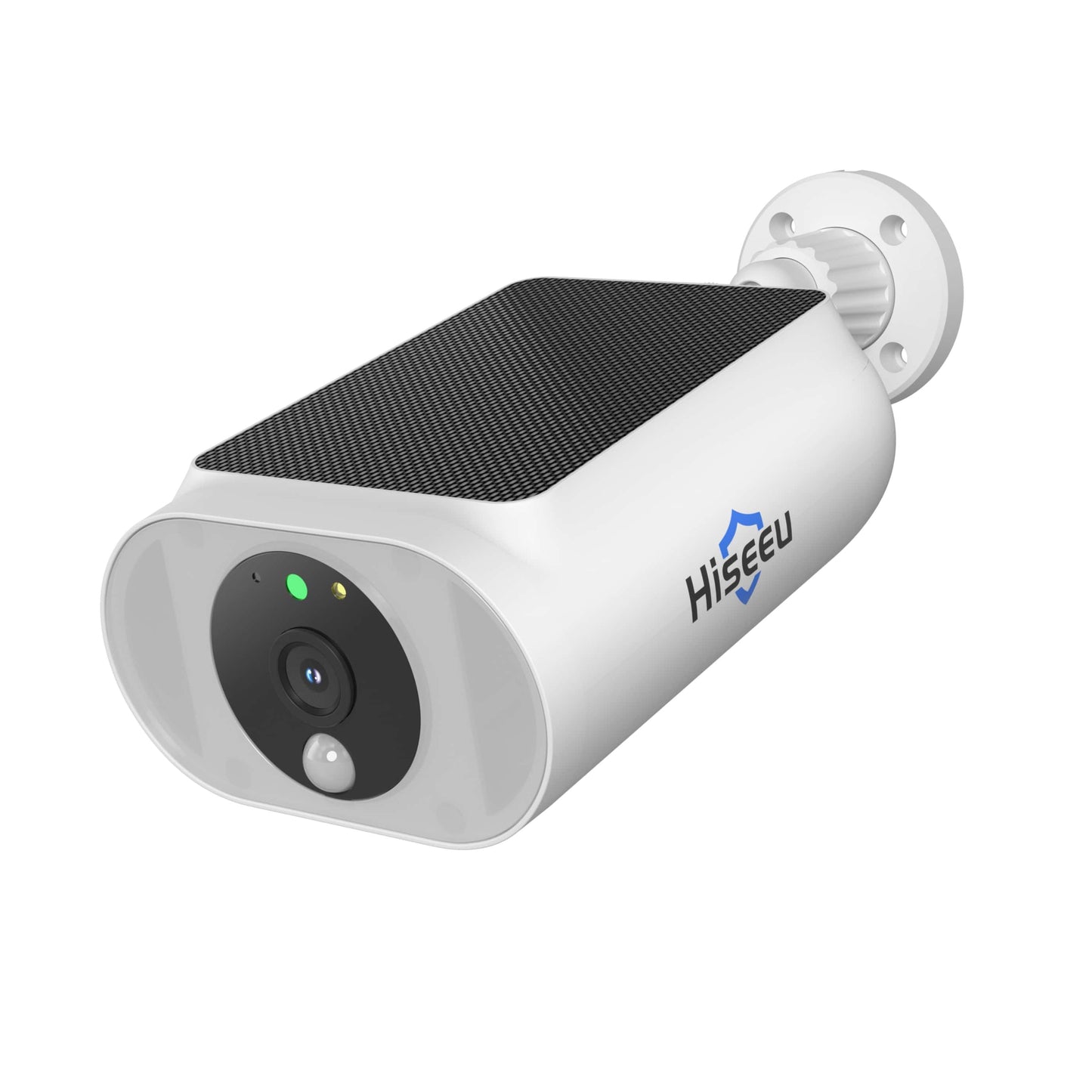 【 400万画素・一体型ソーラーパネル防犯カメラ】 Hiseeu 防犯カメラ 屋外 ソーラー 一体型 ワイヤレス 400万画素ワイヤレスカメラ 120°広角レンズ 配線不要 双方向音声 屋外/屋内対応 USB充電/ソーラーパネル充電可能（HiseeuのNVRシステムに増設可能）