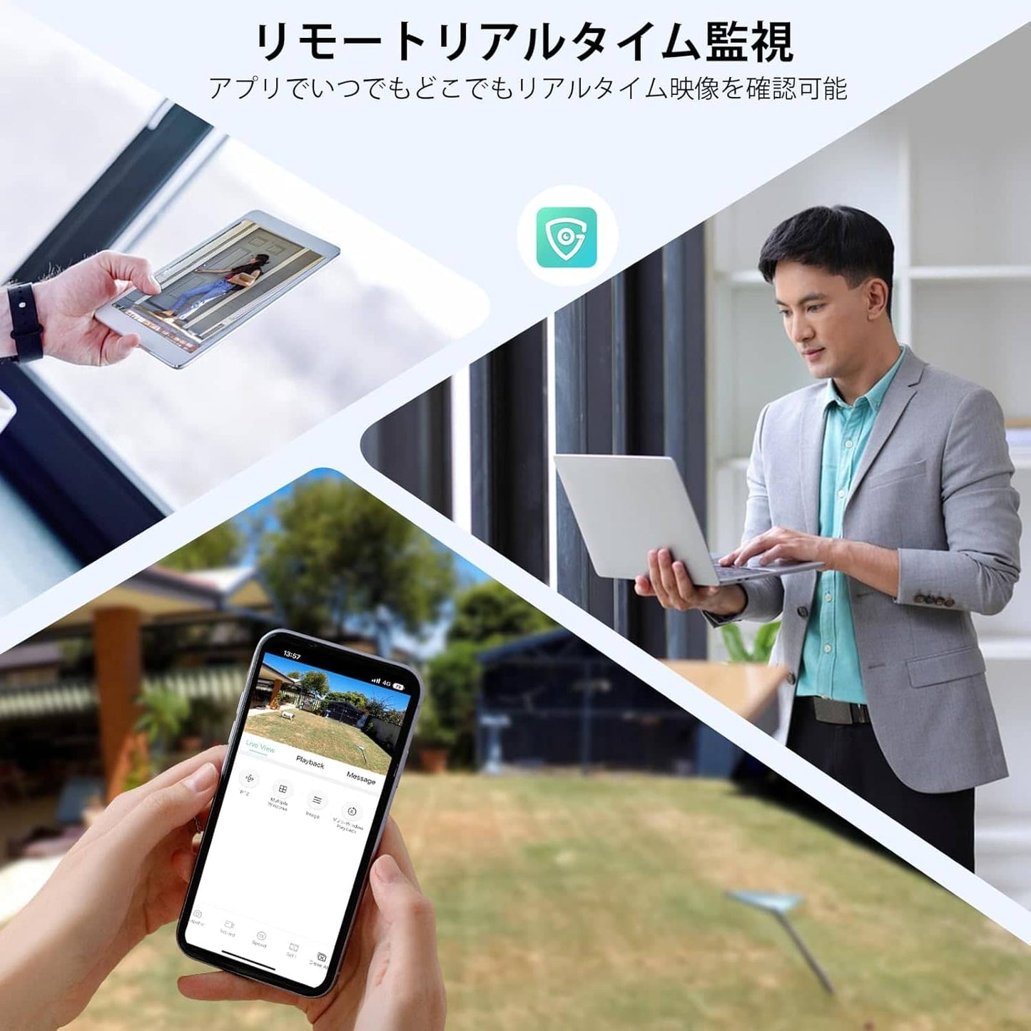 【本物のフルカラー暗視モード】 防犯カメラセット PoE有線接続 Hiseeu 屋外セキュリティカメラ 12インチ NVR 8チャンネルまで増設可 カメラ4台 カメラ 遠隔監視 防水等級ip66 動態検知 屋内/屋外 PoE防犯カ