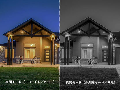 wifi増強版 500画素 防犯カメラ ネットワークカメラ　IP66級防水防塵/双方向音声/遠隔監視　 屋外 屋内無線接続カメラ（Hiseeu製NVRに追加することができます）