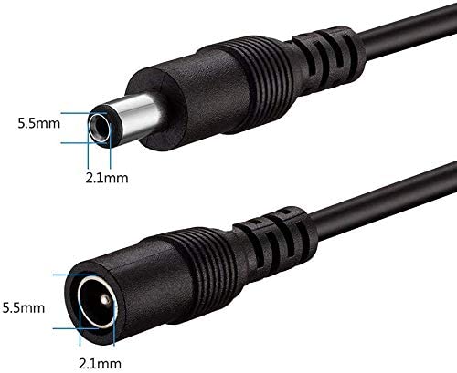 Hiseeu 10Mアダプタ延長ケーブル ACアダプター延長ケーブル 12V DC